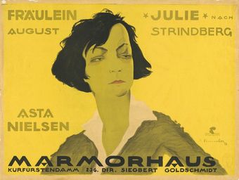 fräulein julie 1922 poster