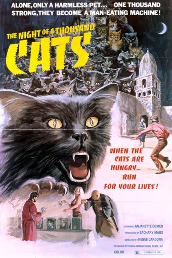 la noche de los mil gatos 1972 poster