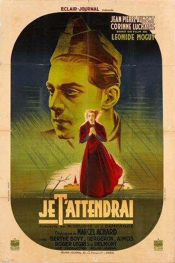 je t'attendrai 1939 poster