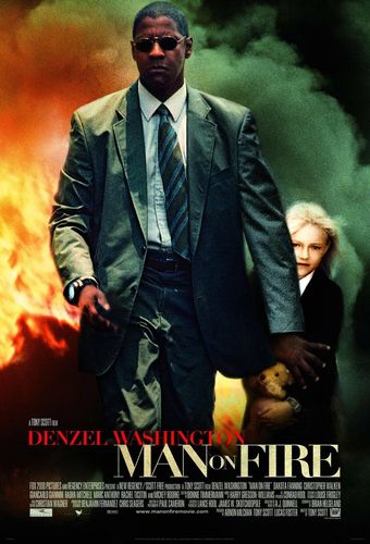 man on fire 2004 poster