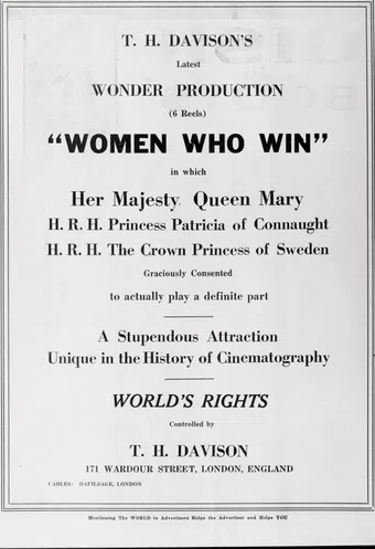 women who win 1919 poster