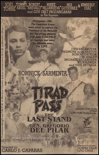 tirad pass: the story of gen. gregorio del pilar 1996 poster