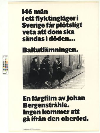 baltutlämningen 1970 poster