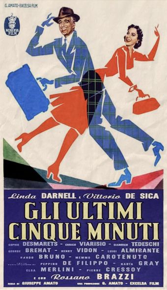 gli ultimi cinque minuti 1955 poster