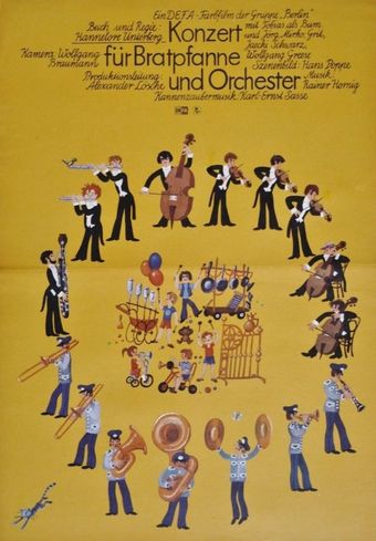 konzert für bratpfanne und orchester 1976 poster