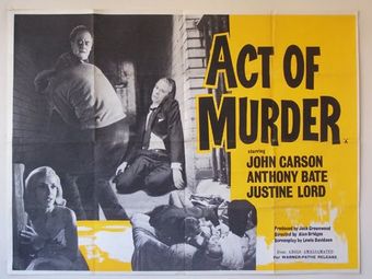 act of murder 1964 poster