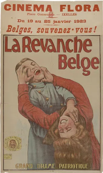 la revanche belge 1922 poster