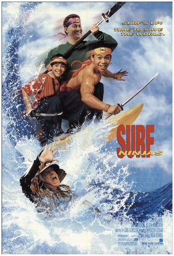 surf ninjas 1993 poster