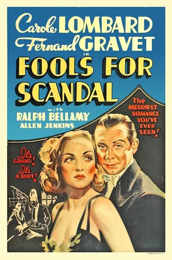 fools for scandal 1938 poster