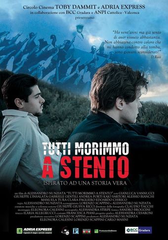 tutti morimmo a stento 2015 poster