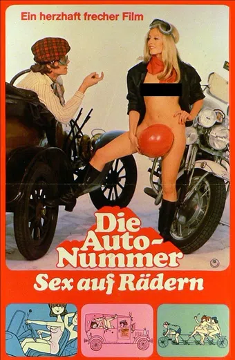 die auto-nummer - sex auf rädern 1972 poster