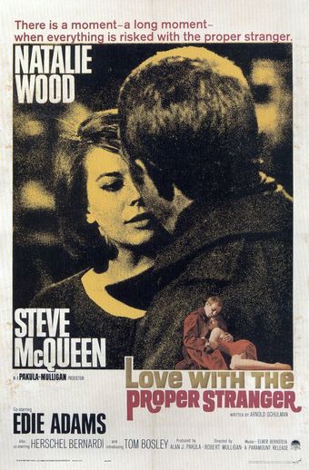 love with the proper stranger 1963 poster