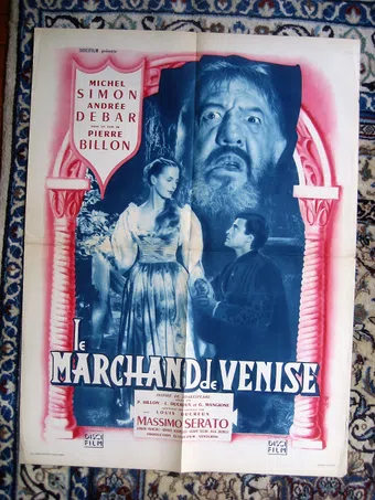 le marchand de venise 1953 poster