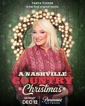 a nashville country christmas 2022 poster