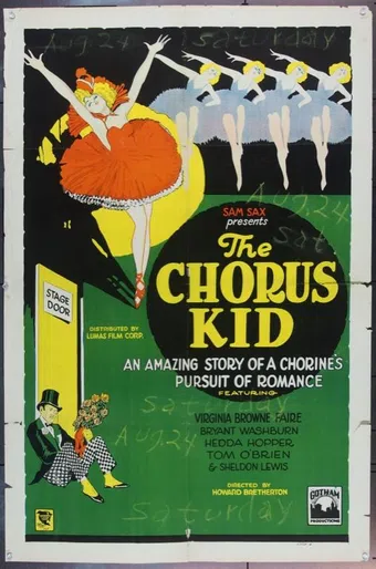 the chorus kid 1928 poster