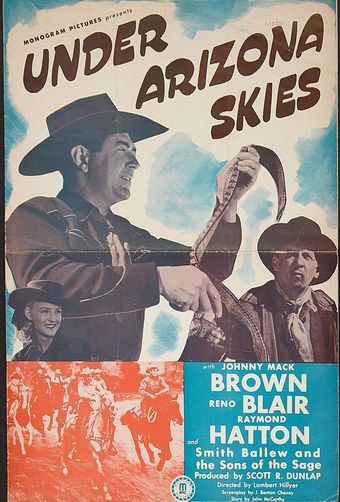 under arizona skies 1946 poster