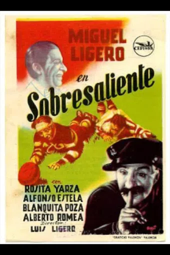 sobresaliente 1953 poster