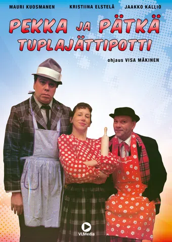 pekka & pätkä ja tuplajättipotti 1985 poster