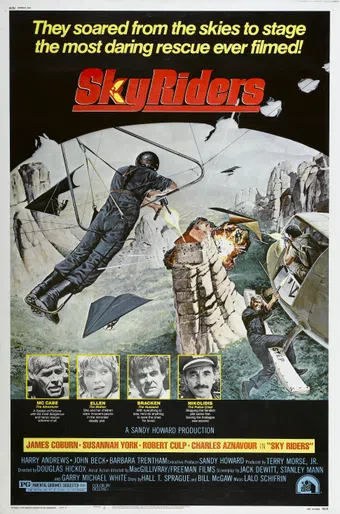 sky riders 1976 poster