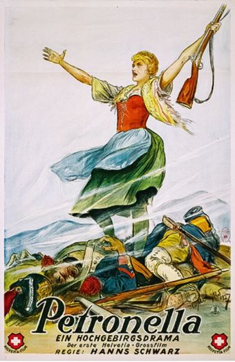 petronella - das geheimnis der berge 1927 poster