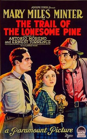 the trail of the lonesome pine 1923 poster