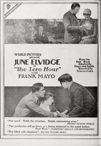 the zero hour 1918 poster