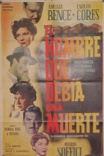 el hombre que debía una muerte 1955 poster