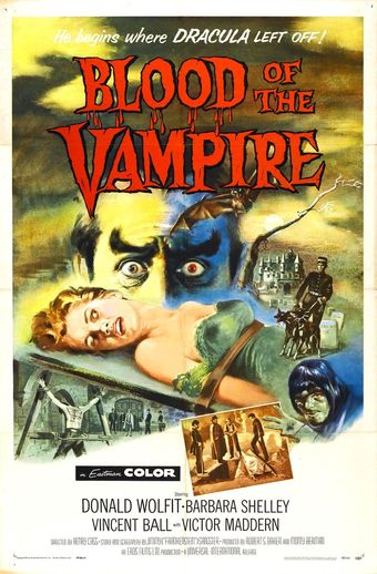 blood of the vampire 1958 poster