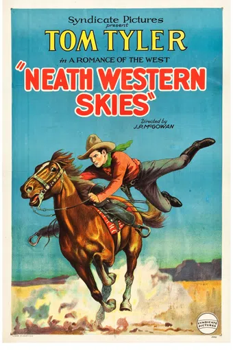 'neath western skies 1929 poster