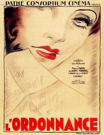 l'ordonnance 1933 poster