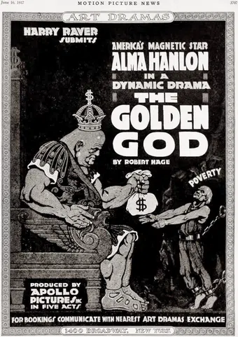 the golden god 1917 poster