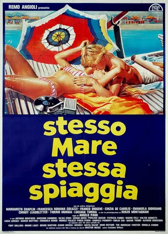 stesso mare stessa spiaggia 1983 poster