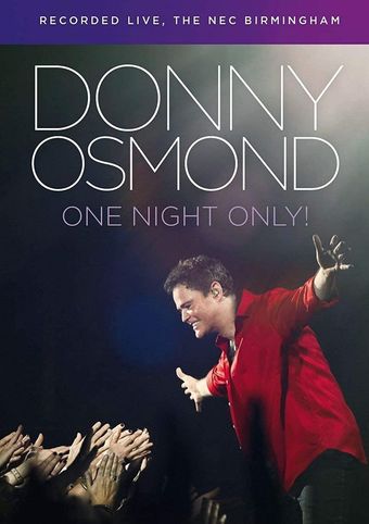 donny osmond - one night only! 2017 poster