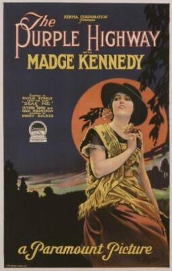 the purple highway 1923 poster