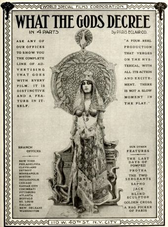 le collier de kali 1913 poster