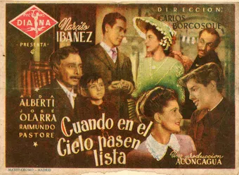 cuando en el cielo pasen lista 1945 poster