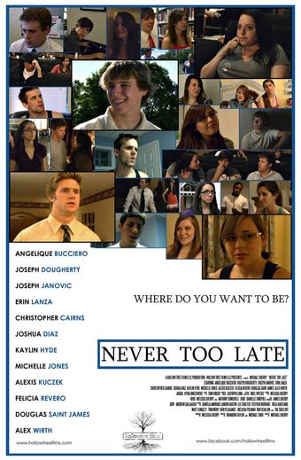 never too late 2011 poster