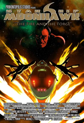 starship moonhawk: the fire and the forge poster