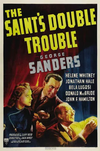 the saint's double trouble 1940 poster