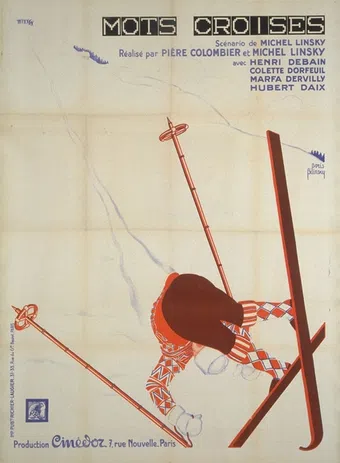 mots croisés 1926 poster