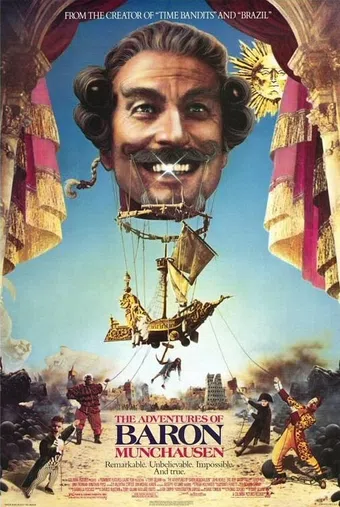 the adventures of baron munchausen 1988 poster