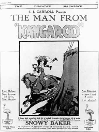 the man from kangaroo 1920 poster