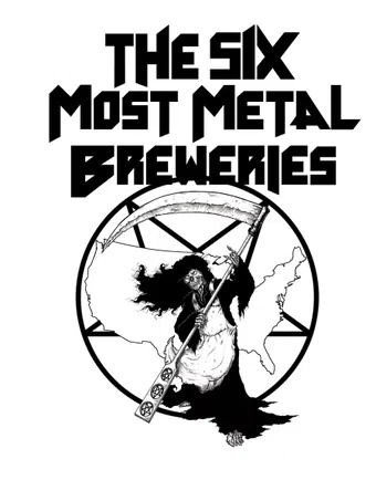 the six most metal breweries 2018 poster