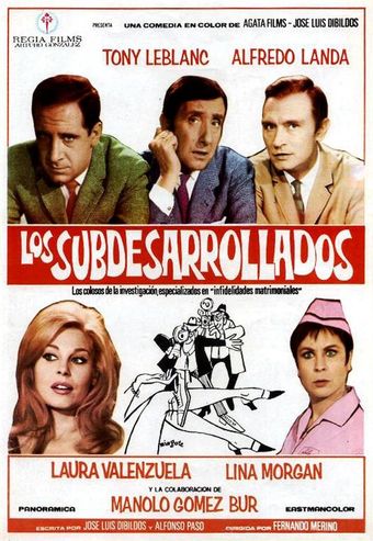 los subdesarrollados 1968 poster