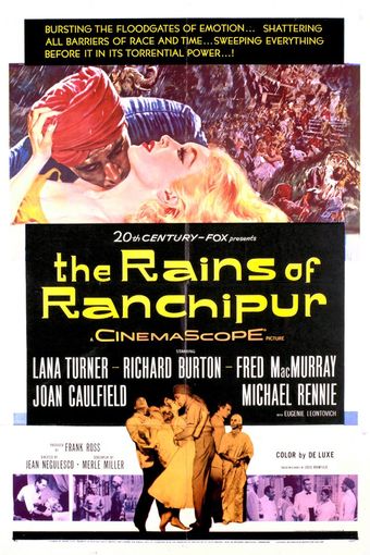 the rains of ranchipur 1955 poster