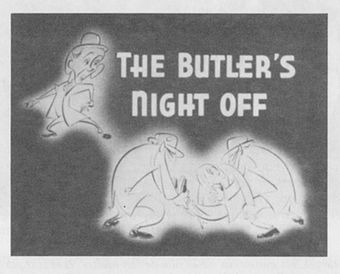 the butler's night off 1951 poster