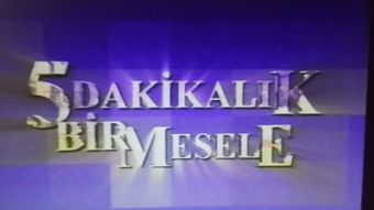 bes dakikalik bir mesele 2001 poster