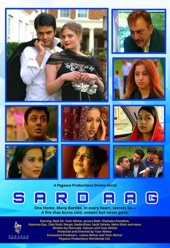sard aag (cold fire) - drama serial by yasir akhtar 2005 poster