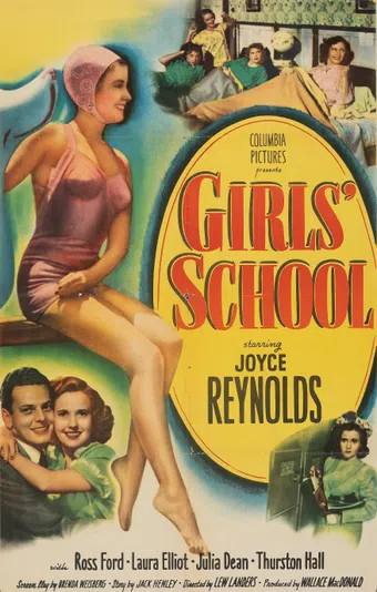 girls' school 1950 poster