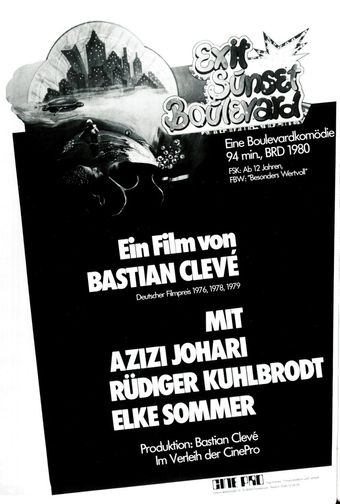 exit sunset boulevard 1980 poster